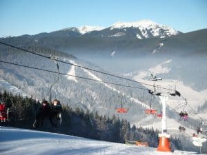 Смотровой подъемник в Буковеле
