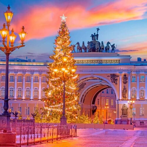 На Новый год в Питер